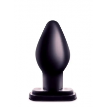 Blush - Анальный плаг ANAL ADVENTURES PLEASURE PLUG BLACK (T331479)