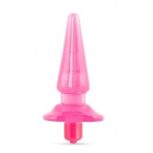 Blush - Анальный плаг с вибрацией B YOURS BASIC VIBRA PLUG PINK (T330758)