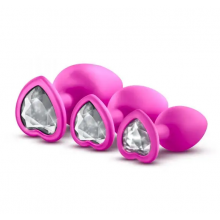 Blush - Набор анальных пробок LUXE BLING PLUGS TRAINING KIT PINK (T330855)