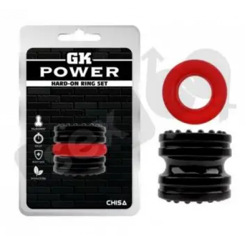 Chisa - Эрекционное кольцо GK Power Hard-On Ring Set Chisa (CH77302)