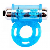 Chisa - Эрекционное кольцо с вибропулей GET LOCK Blue (СH77002)