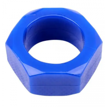 Chisa - Кольцо эрекционное Nust Bolts Cock Ring-Blue (CH94084)