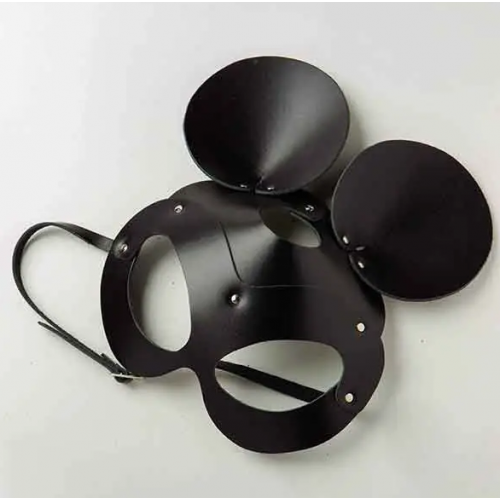 DS Fetish - Маска Mickey Mouse Leather, Black (F61261)