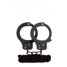 Dream toys - Набор BONDX METAL CUFFS LOVE ROPE SET, BLACK (DT20870)