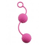 Dream toys - Шарики вагинальные NEON PLEASURE BALLS, PINK (DT20574)