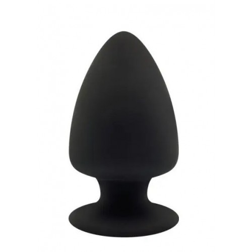 Dream toys - Термоактивная анальная пробка PREMIUM SILICONE PLUG L BLACK (DT21603)