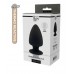 Dream toys - Термоактивная анальная пробка PREMIUM SILICONE PLUG L BLACK (DT21603)