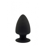 Dream toys - Термоактивная анальная пробка PREMIUM SILICONE PLUG S BLACK (DT21601)