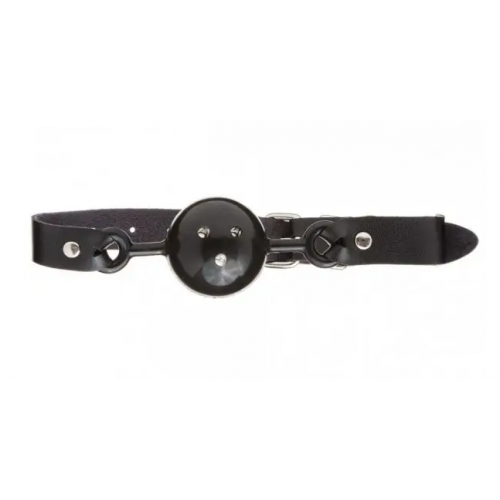 Loveshop - Кляп из кожи Loveshop Latex Comfort BREATHABLE BALL GAG BLACK (F61404)