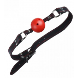 Loveshop - Кляп Loveshop BREATHABLE BALL GAG BLACK/RED (F61407)