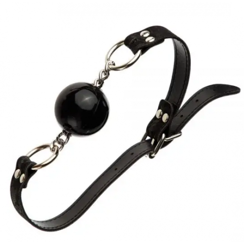 Loveshop - Кляп силикон на цепочке Loveshop BLK BREATHABLE BALL GAG (F61410)