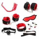 Loveshop - Набор для БДСМ игр Bondage Gear Set, Black Red (TC-817014)