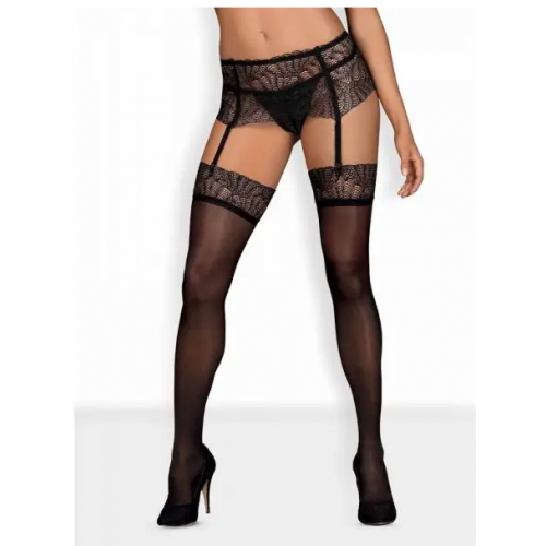 Obsessive - Чулки Obsessive Chiccanta stockings black S/M (410578)