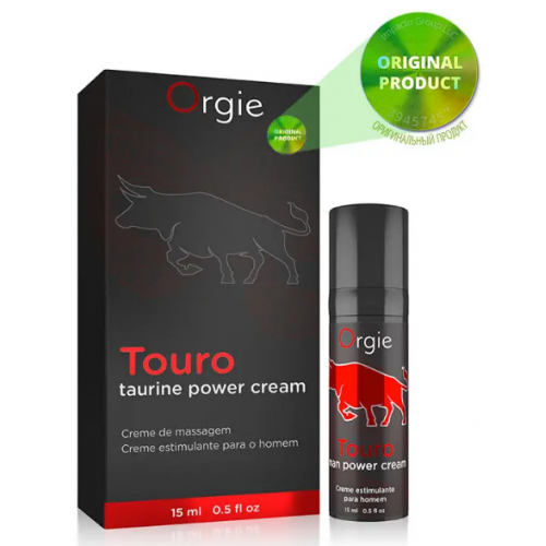 Orgie - Гель для усиления эрекции TOURO, 15 мл с таурином и гингко билоба Orgie OR21265