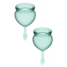 Satisfyer - Менструальные чаши SATISFYER FEEL GOOD MENSTRUAL CUP GREEN T360103