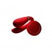 ZALO - Вибромассажер для пар с функцией управления со смартфона ZALO Fanfan Set, Bright Red (ZL00437)