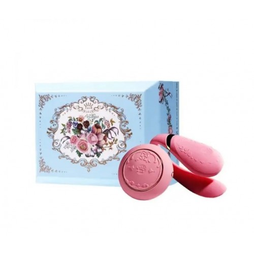 ZALO - Вибромассажер для пар с функцией управления со смартфона ZALO Fanfan Set, Rogue Pink (ZL00436)